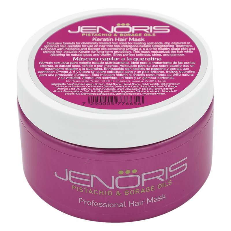 JENORIS - Máscara Keratina 250ml Jenoris Pistacho