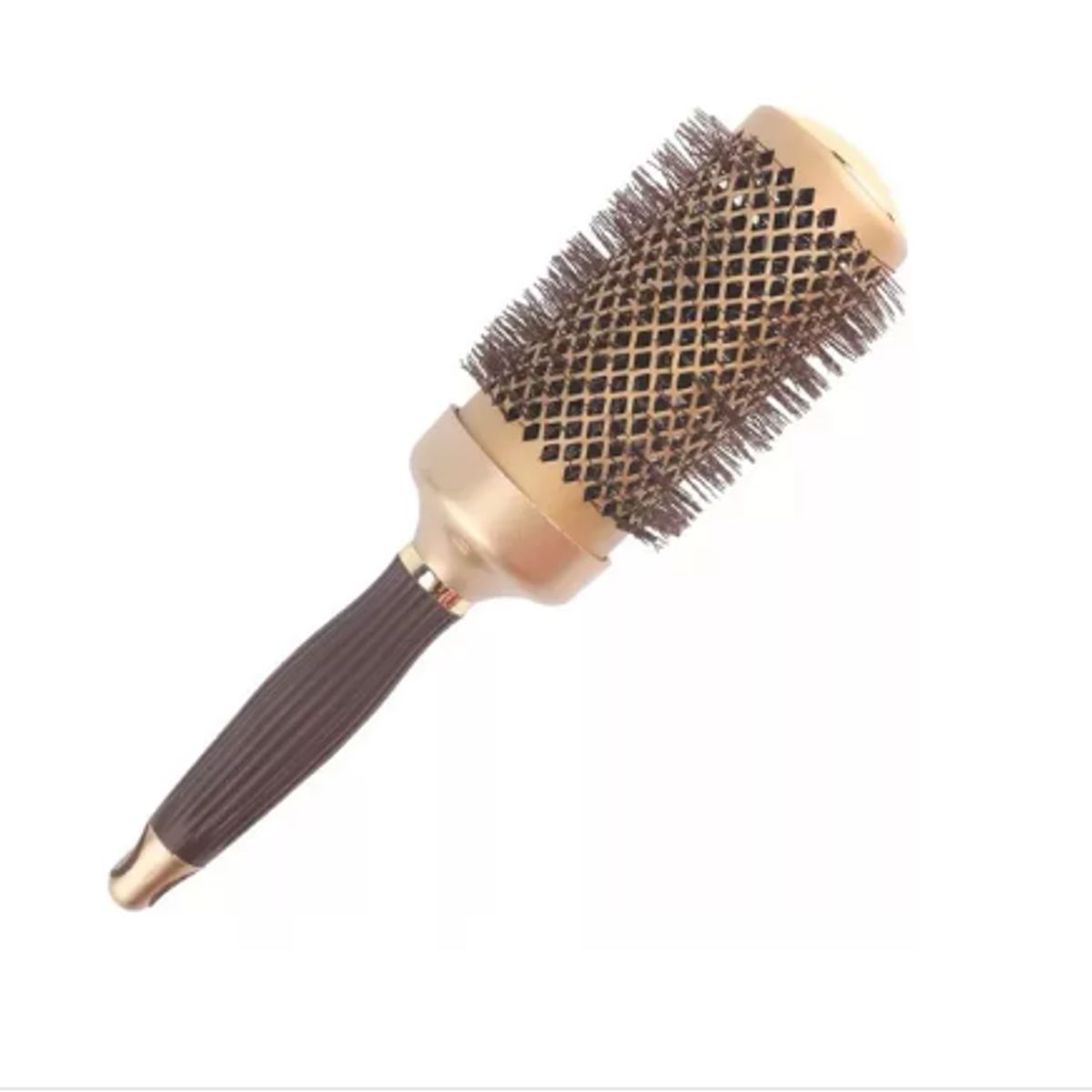 GENERICO - Cepillo Térmico Ceramic Brushing Alisado 43mm Dorado