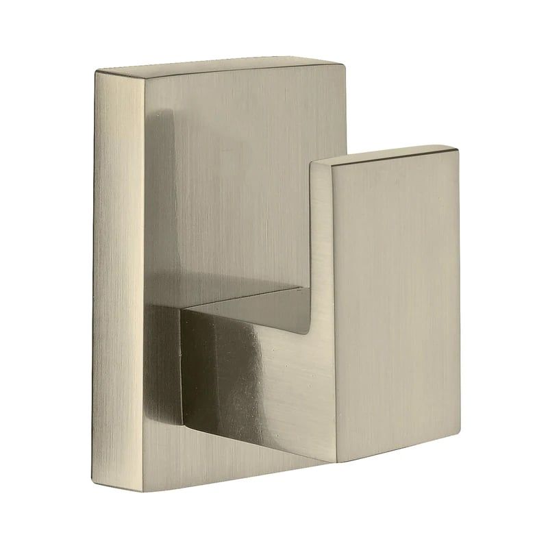 STRETTO - Percha Gancho Colgador Simple Multiusos Modelo Taff Niquel