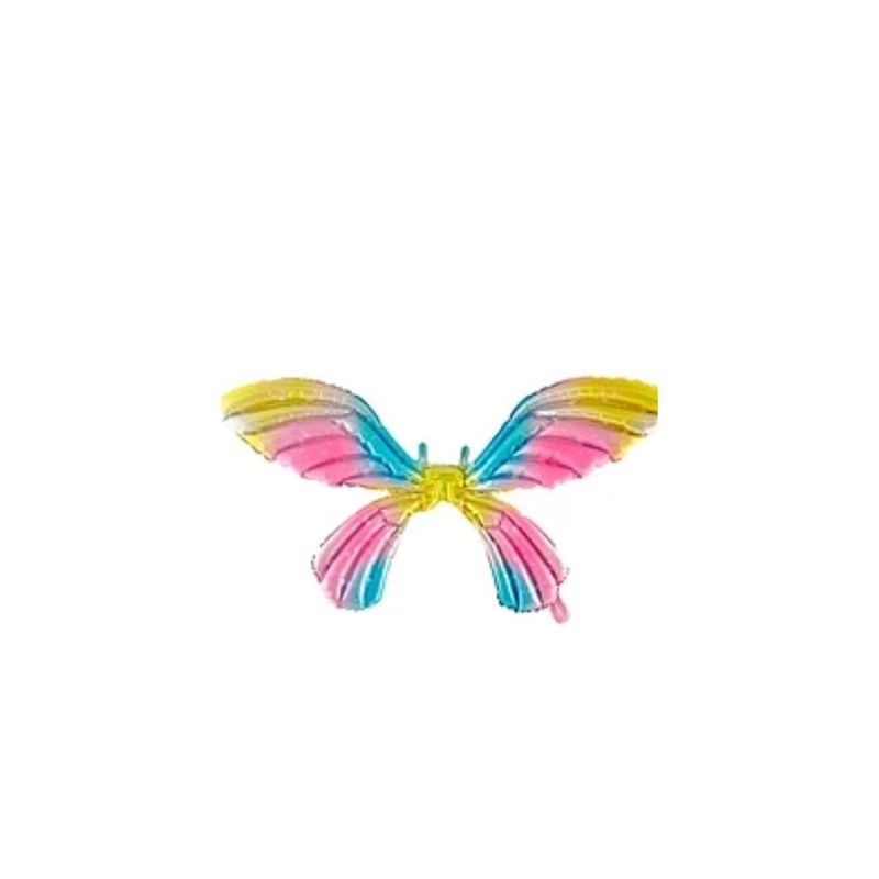 GENERICO - Globo Metálico Alas De Mariposa Multicolor 72x100cm