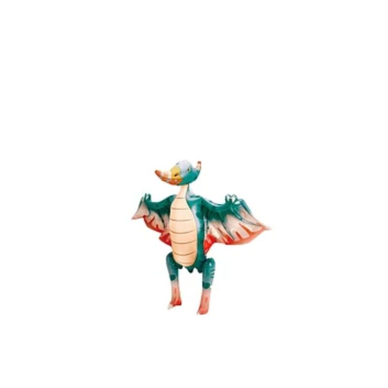GENERICO - Globo Metálico De Dinosaurio Verde 45cm