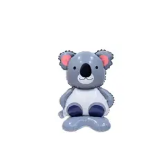 GENERICO - Globo Metalico Koala Con Base 40x60cm