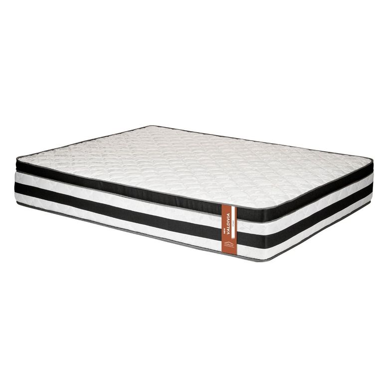 Colchon New Valdivia 2 plazas Negro 150x190x28 Cm
