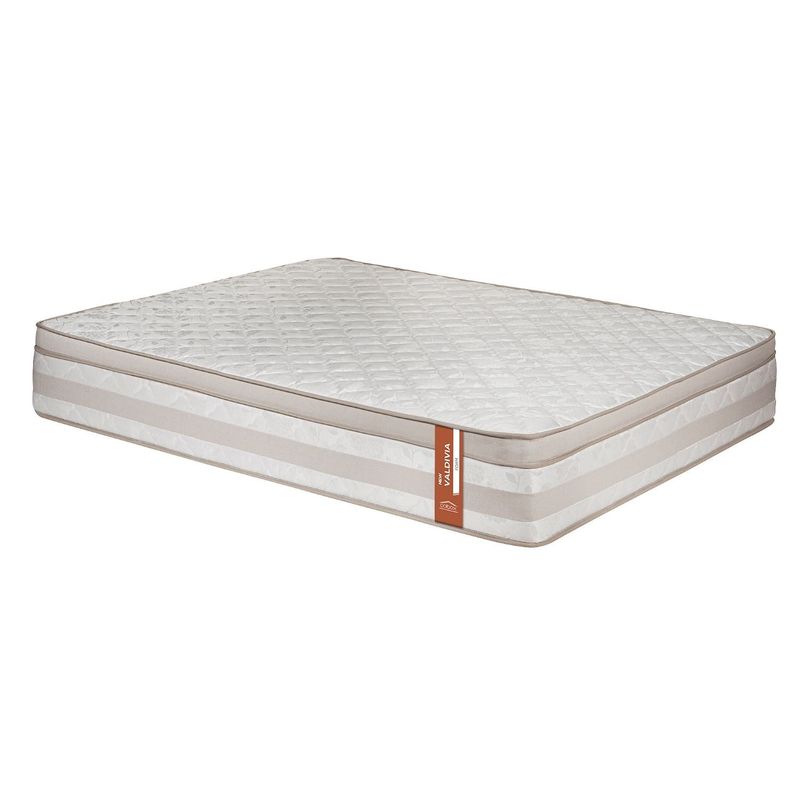 COLBOX - Colchon New Valdivia 2 plazas Beige 150x190x28 Cm
