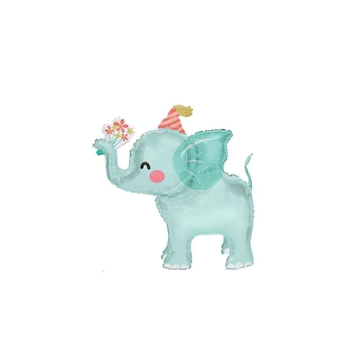 GENERICO - Globo Metalico Elefante 15x51x53cm