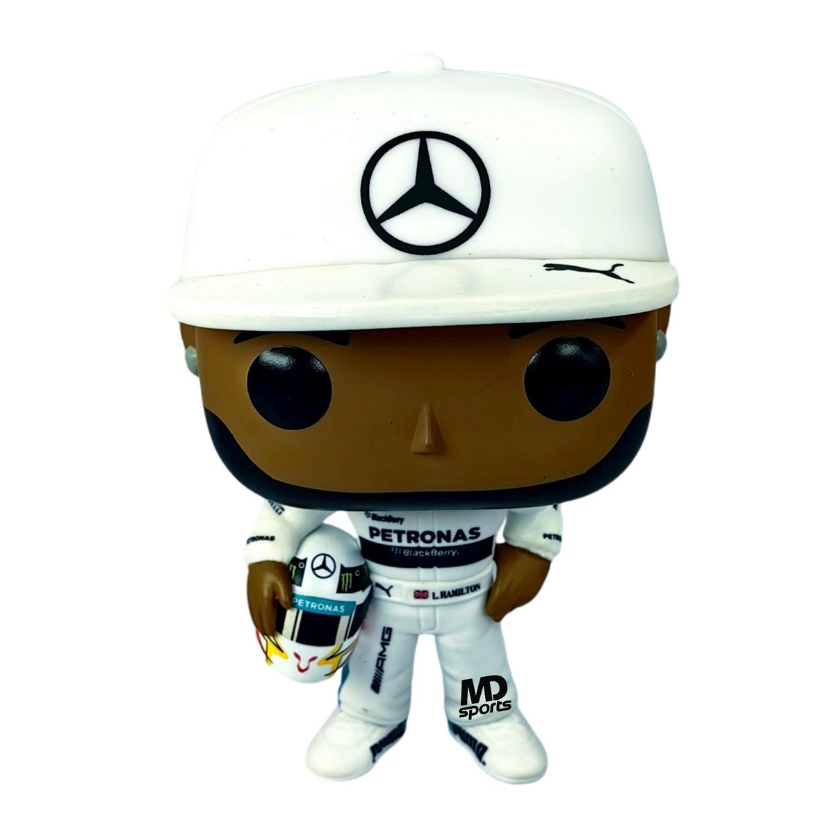 FUNKO - Funko Pop Formula 1 Lewis Hamilton Mercedes 2014 Buzo Blanco