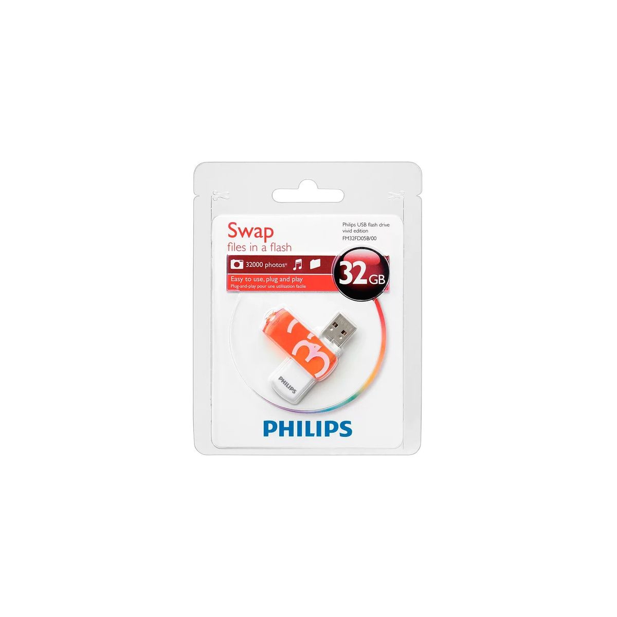 PHILIPS - Pendrive 32gb Philips Vivid - SC