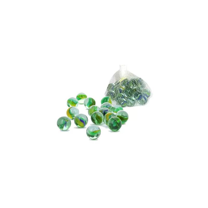 GENERICO - 50 X Bolones 25mm De Vidrio Tornasol Polkas Tiritos Bolitas