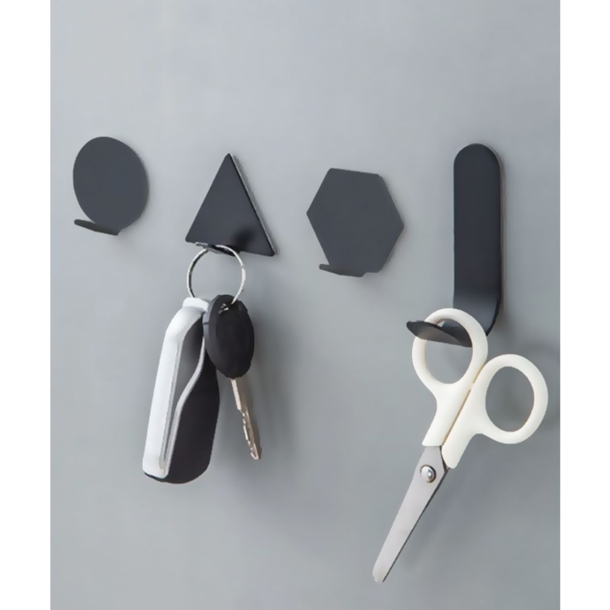 REGALITOLINDO CL - Ganchos de Pared Metal Diseño Geometrico 4 Un