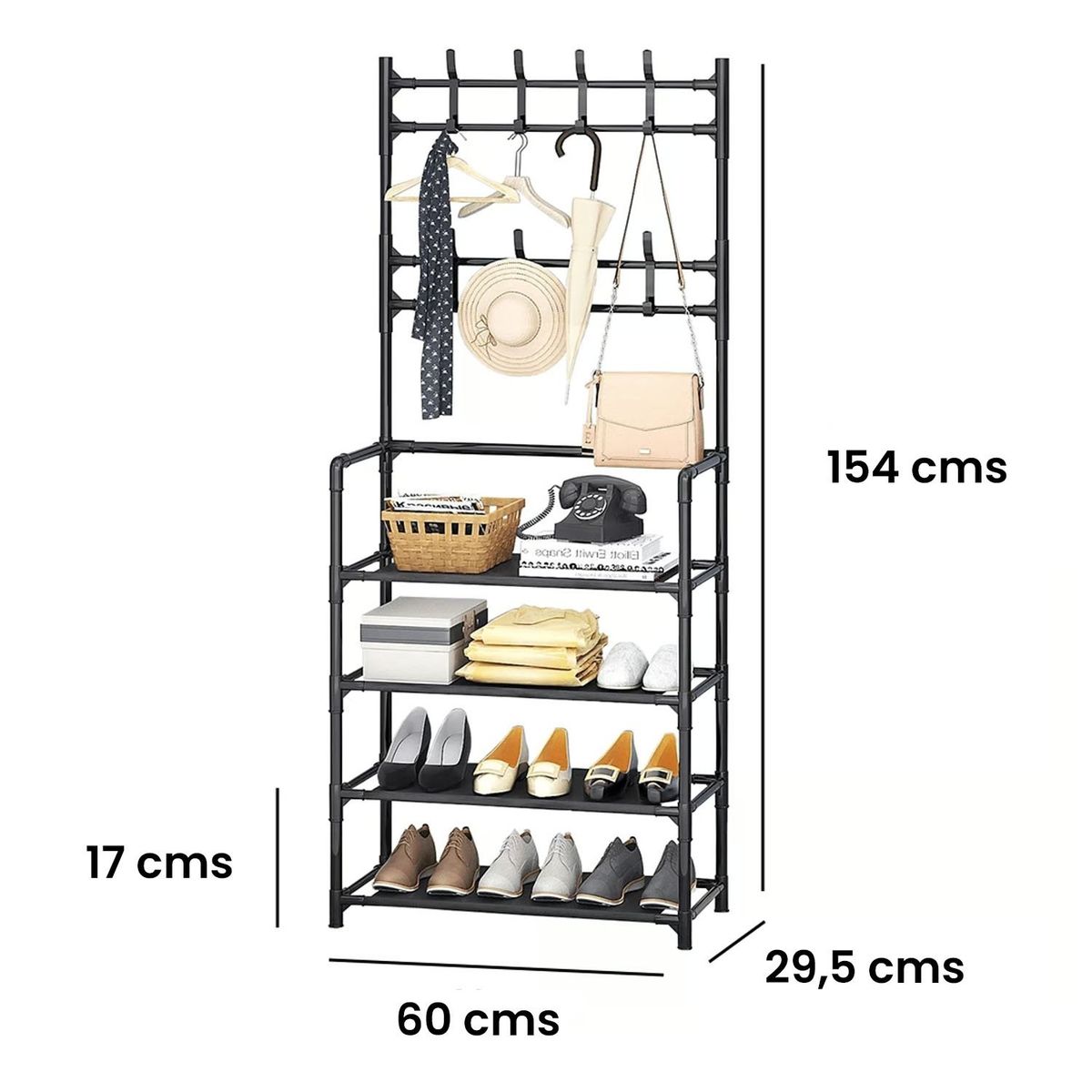 GENERICO - Organizador perchero multiuso ideal para zapatos