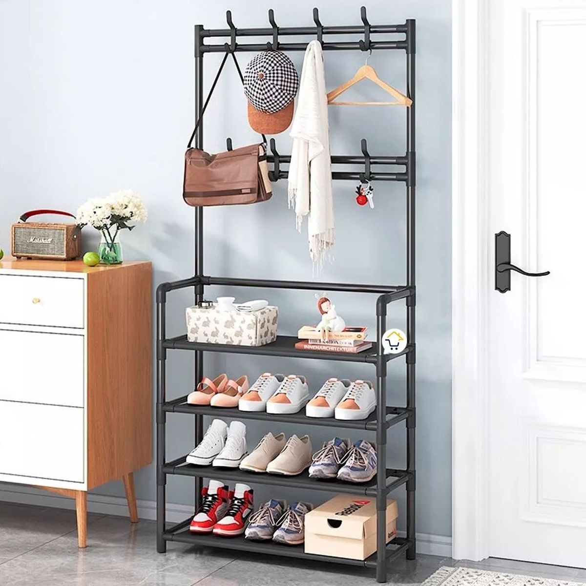 GENERICO - Organizador perchero multiuso ideal para zapatos