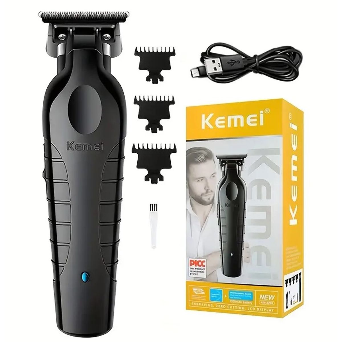 KEMEI - MAQUINA DE CORTE KEMEI 2299 CARGA TIPO C