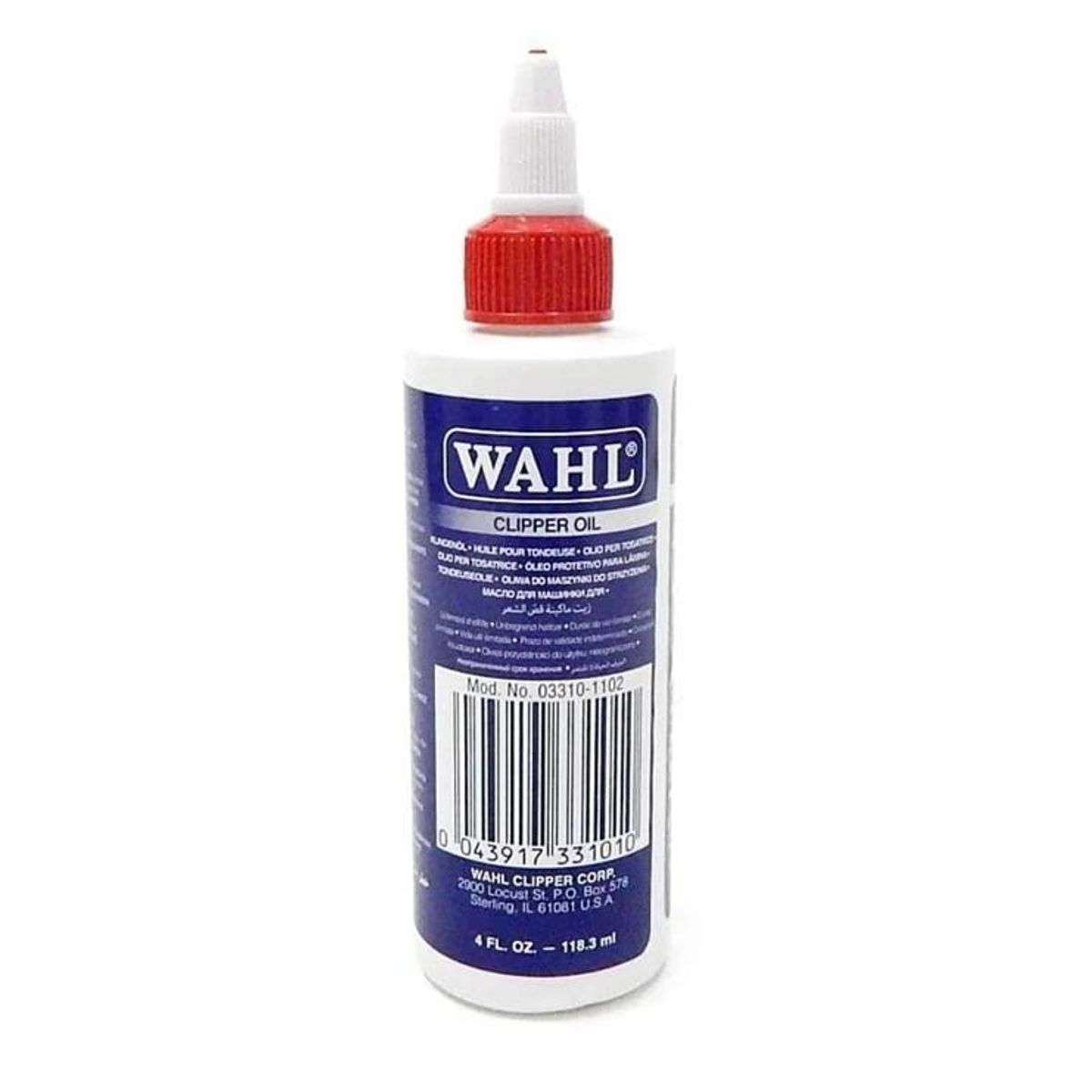 WAHL - Aceite Para Limpiar Cuchillas Maquina Afeitadora Wahl Original 118 ml