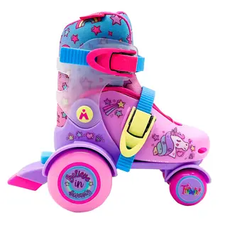 RUSH GIRL - Patines de niña 4 Ruedas Trixie De Entrenamiento Ajustables T 26-29