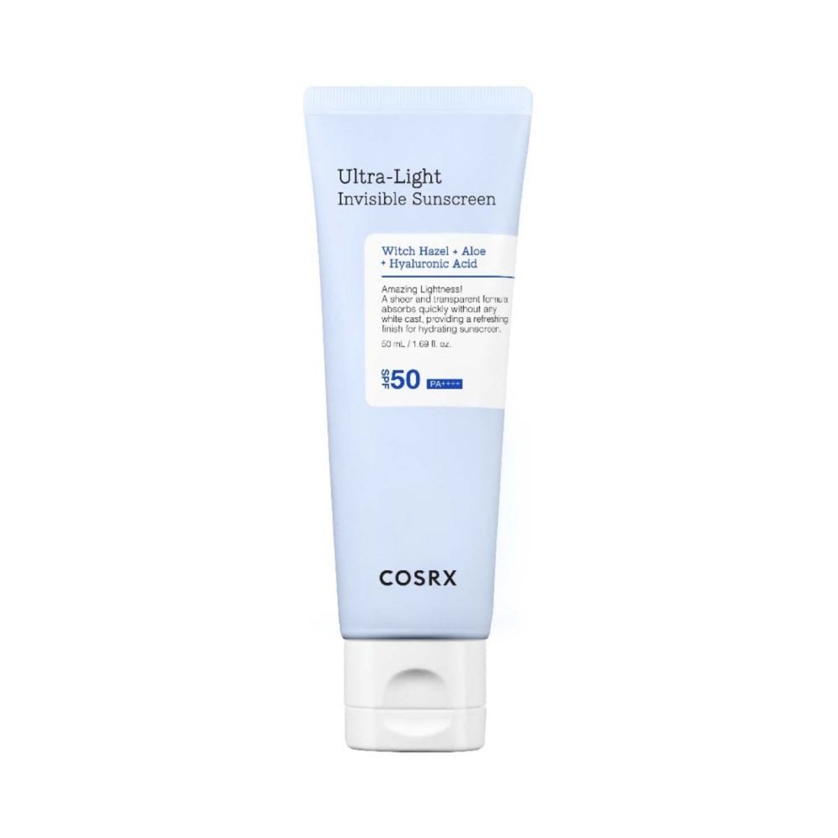 COSRX - Protector solar hidratante ligero con aloe ácido hialurónico