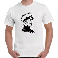 GENERICO - Polera Blanca Naruto Uzumaki Anime