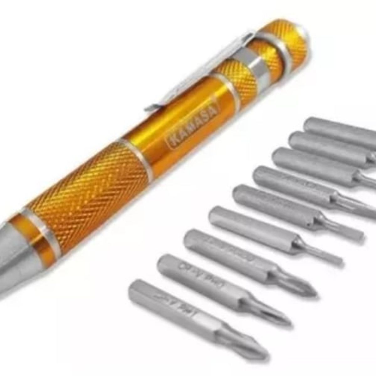 GENERICO - Set Destornilladores Precision Intercambiables Juego 10 piezas