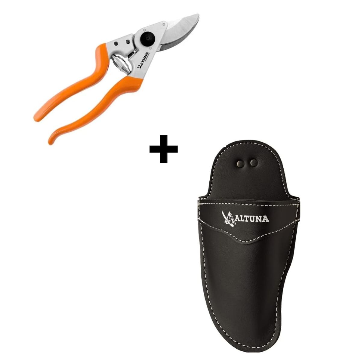 ALTUNA - TIJERA DE PODA 1 MANO PARA ZURDOS ALTUNA J495 + FUNDA SILICONA