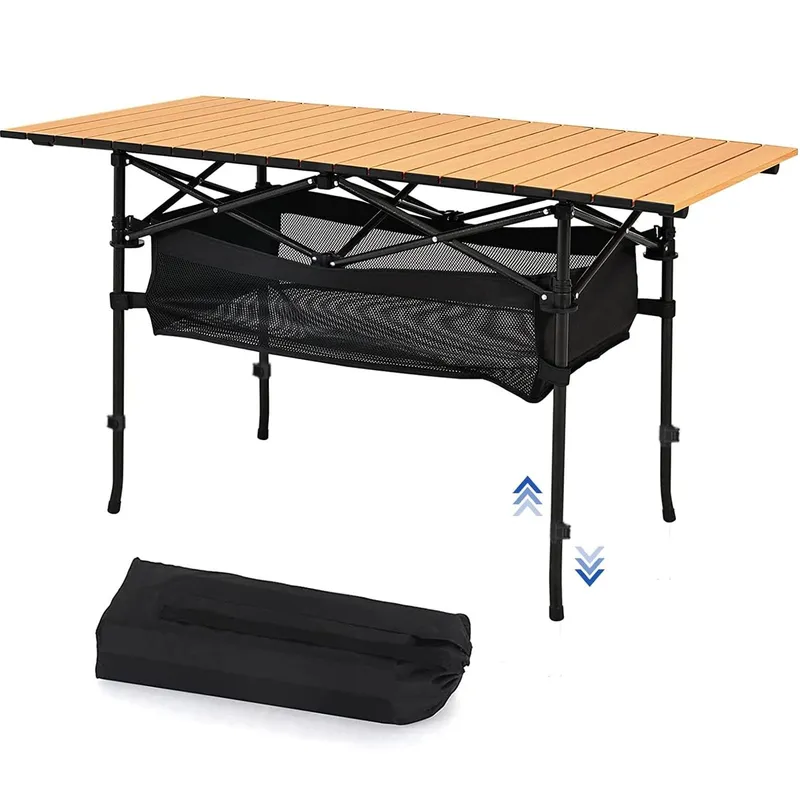 EVERSO - Mesa Plegable Para Camping Portatil Multiuso Exteriores Amar