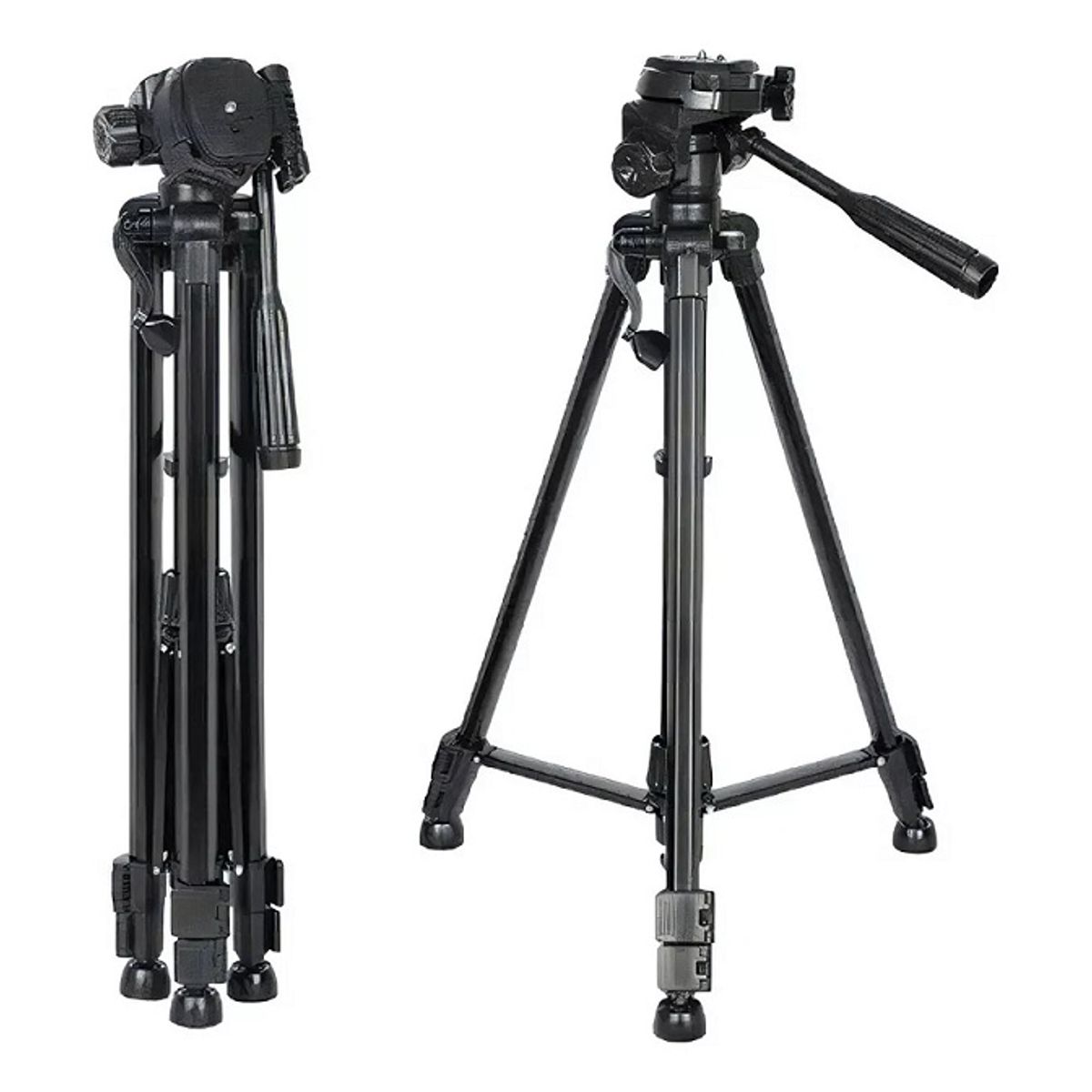 GENERICO - Trípode Para Cámaras y Smartphone Color Negro