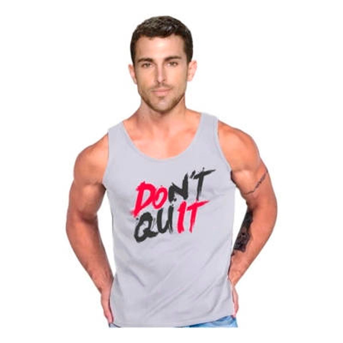 GENERICO - Polera Do It Dont Quit No Te Rindas Crossfit Tank Musculosa
