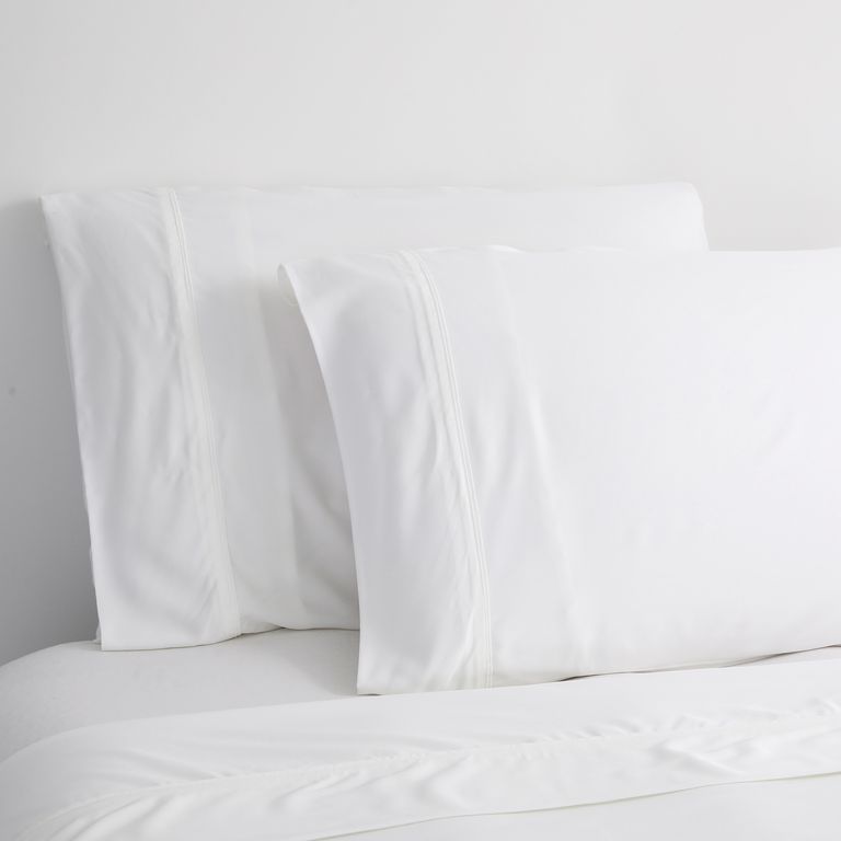 Sabanas 1 Plaza 100% Algodon Percale 200 Hilos Essentials Liso Blanco