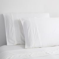 Sábanas 1 Plaza 100% Algodón Percale 200 Hilos Essentials Liso Blanco