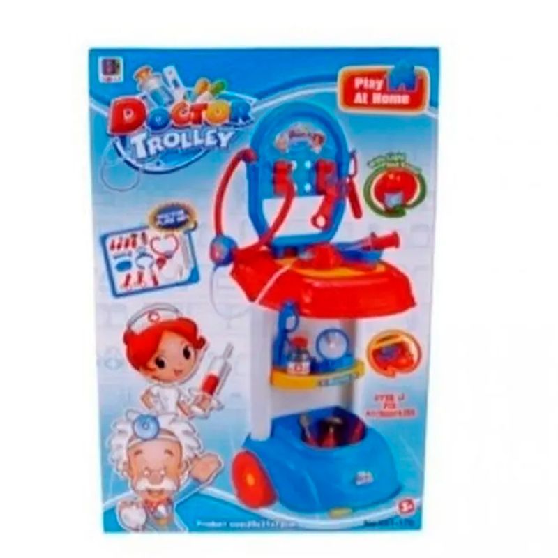 GENERICO - Carro Médico Estación Doctor Didáctico Niños luz y sonido