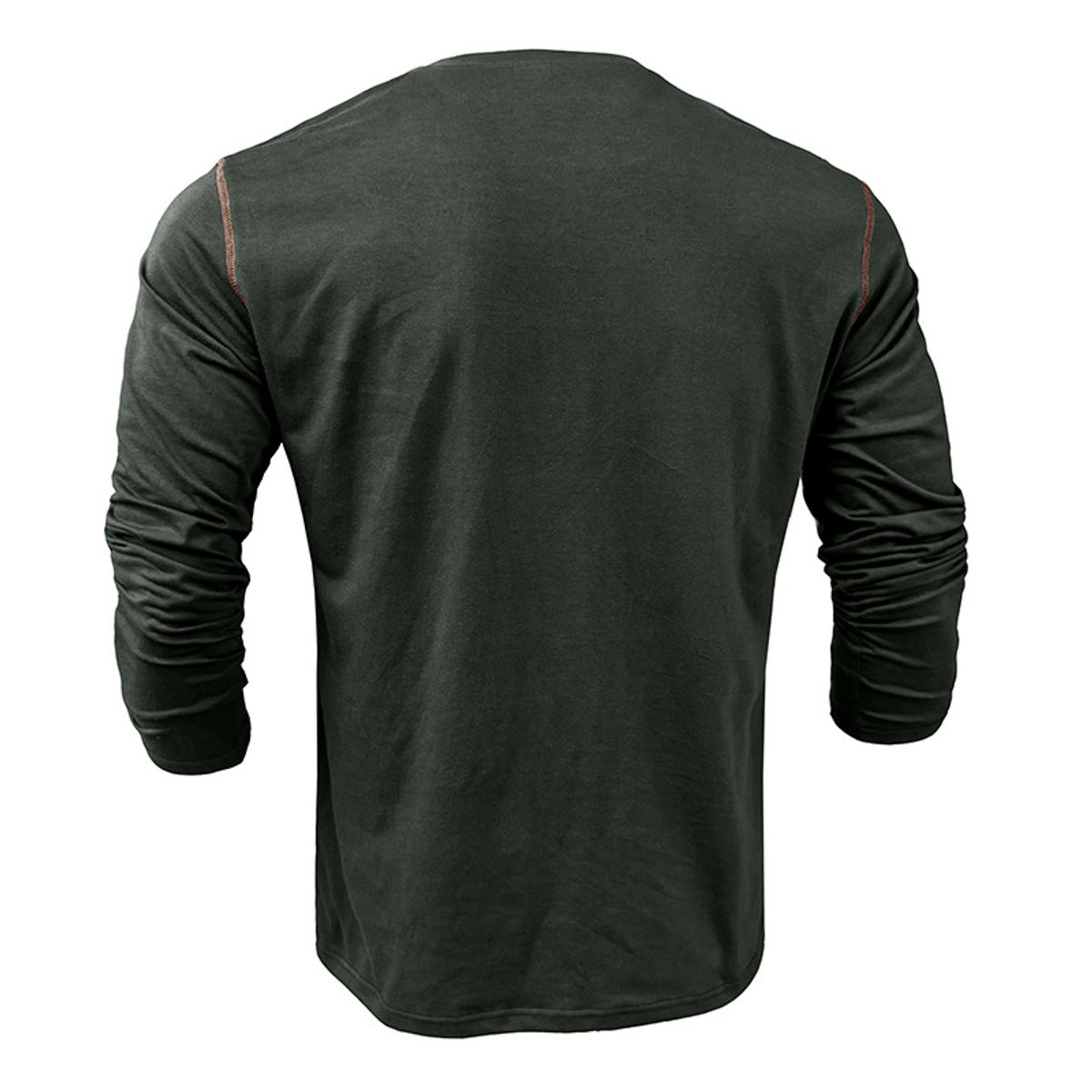 BLWOENS - Polera de manga larga para hombres en primavera y otoño - Gris