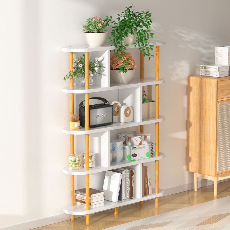 AIZO - Biblioteca  Librero AIZO Organizador Estantes 5 Niveles 136x80cm