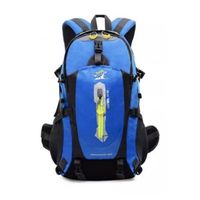 Mochila De Viaje Deportiva Trekking 40 Lts Celeste