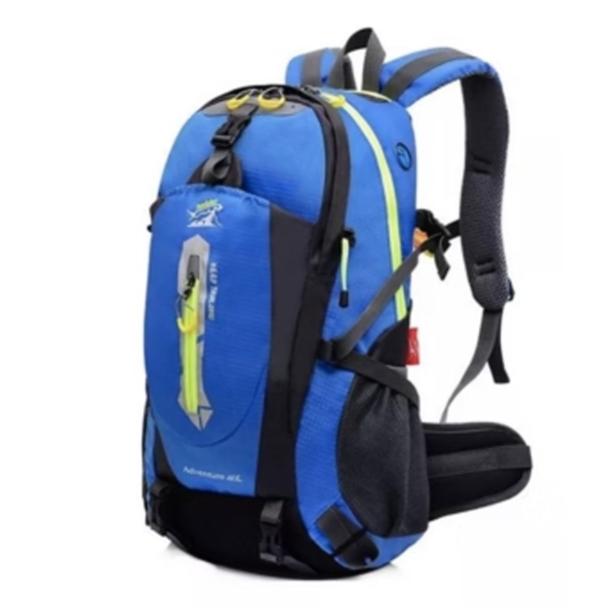 GENERICO - Mochila De Viaje Deportiva Trekking 40 Lts Celeste