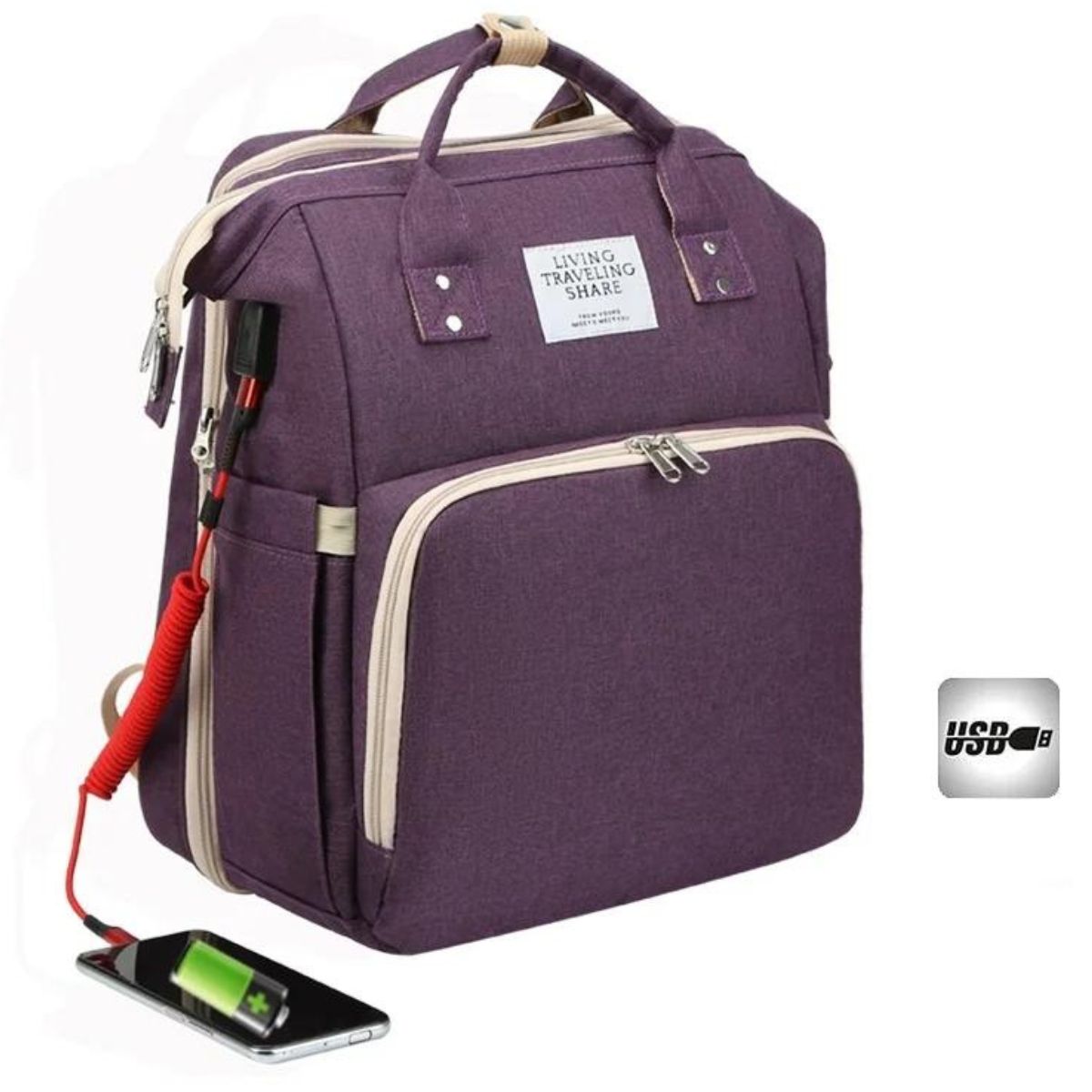 GENERICO - Bolso de paseo para bebe 2 en 1