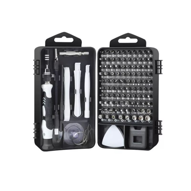GENERICO - Set Kit Juego Destornillador Precisión Magnéticos 117 En 1