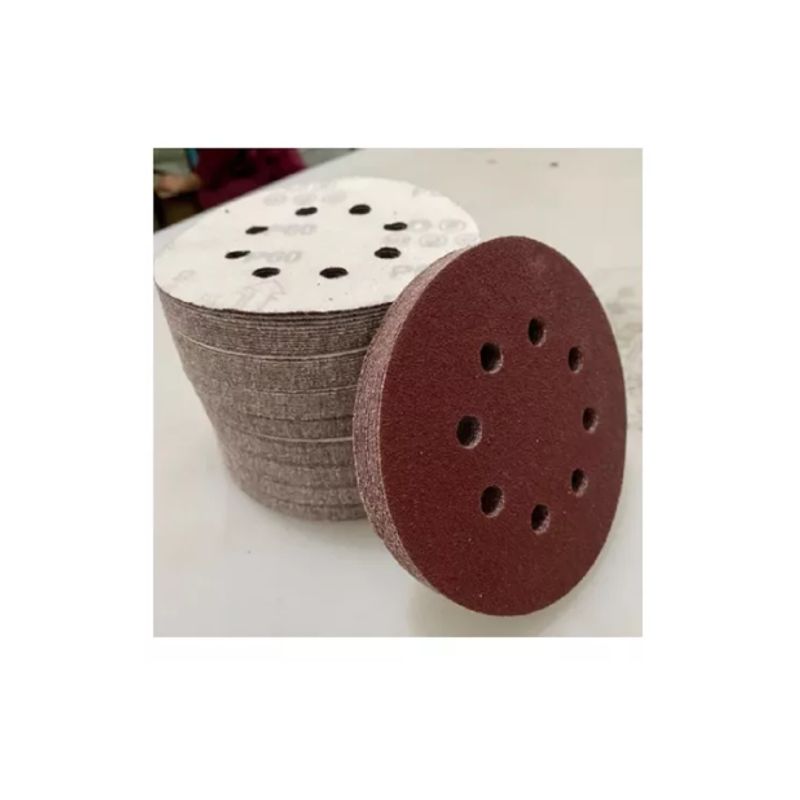 GENERICO - Pack / Set 120 Lijas Velcro De 125mm P40-60-80-100-120