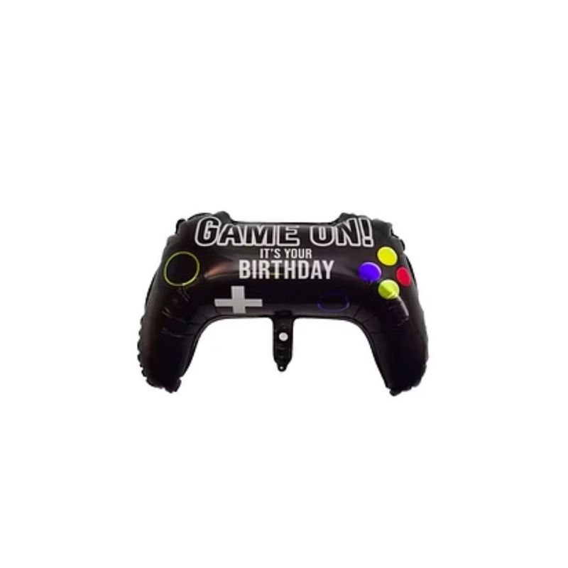 GENERICO - Globo Metalico Control De Videojuego 37x65cm