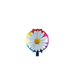 GENERICO - Globo Metálico Redondo Flor Margarita 45cm