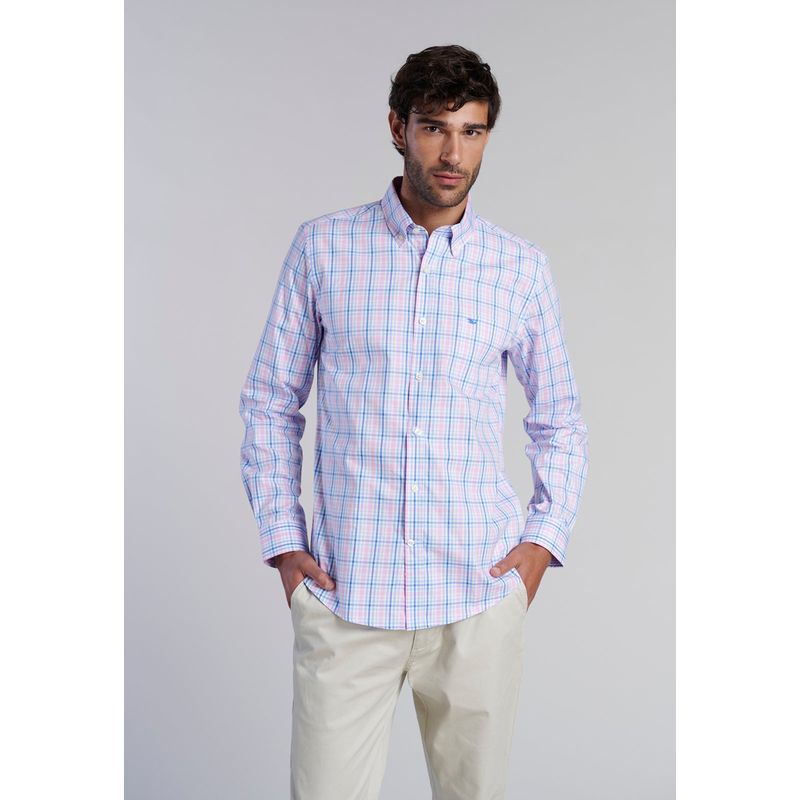 FEROUCH - Camisa Check Bristol Sc Rosado Ferouch