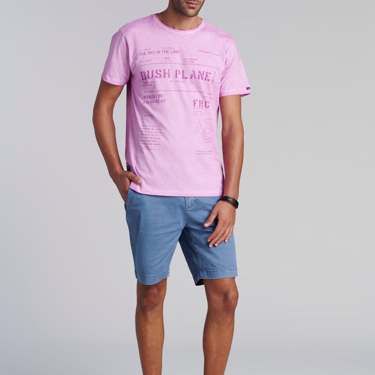 FEROUCH - Polera Seattle Rosado Ferouch