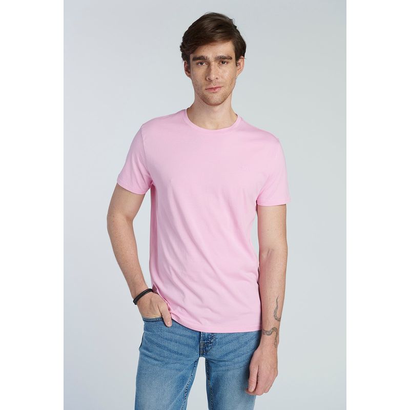 NEW MAN - Polera Mieres Rosado New Man