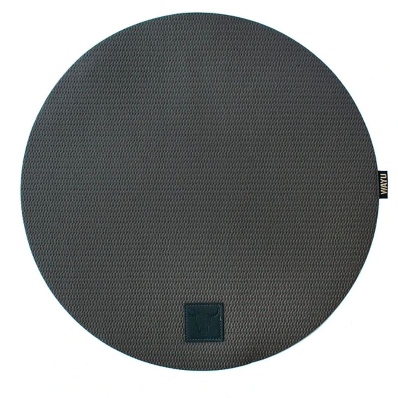 WAYU - Individual Wayu Pu Redondo 38cm Gris Cocina Menaje Cocina