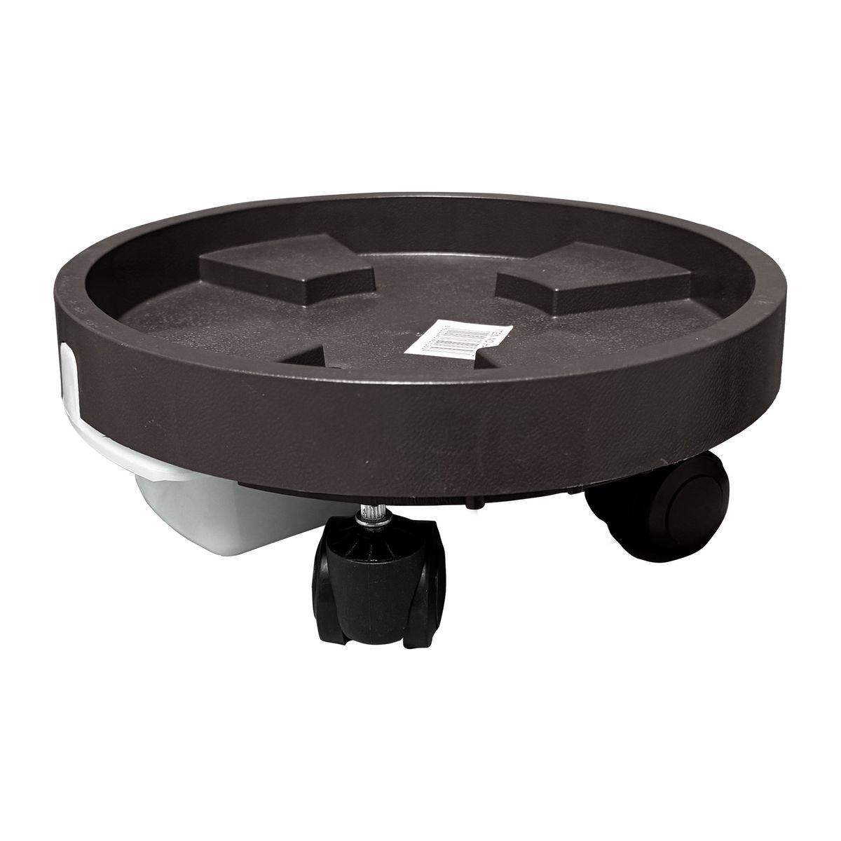 GENERICO - Porta Maceta Base Móvil Con Ruedas Y Bandeja Drenaje 23cm X3