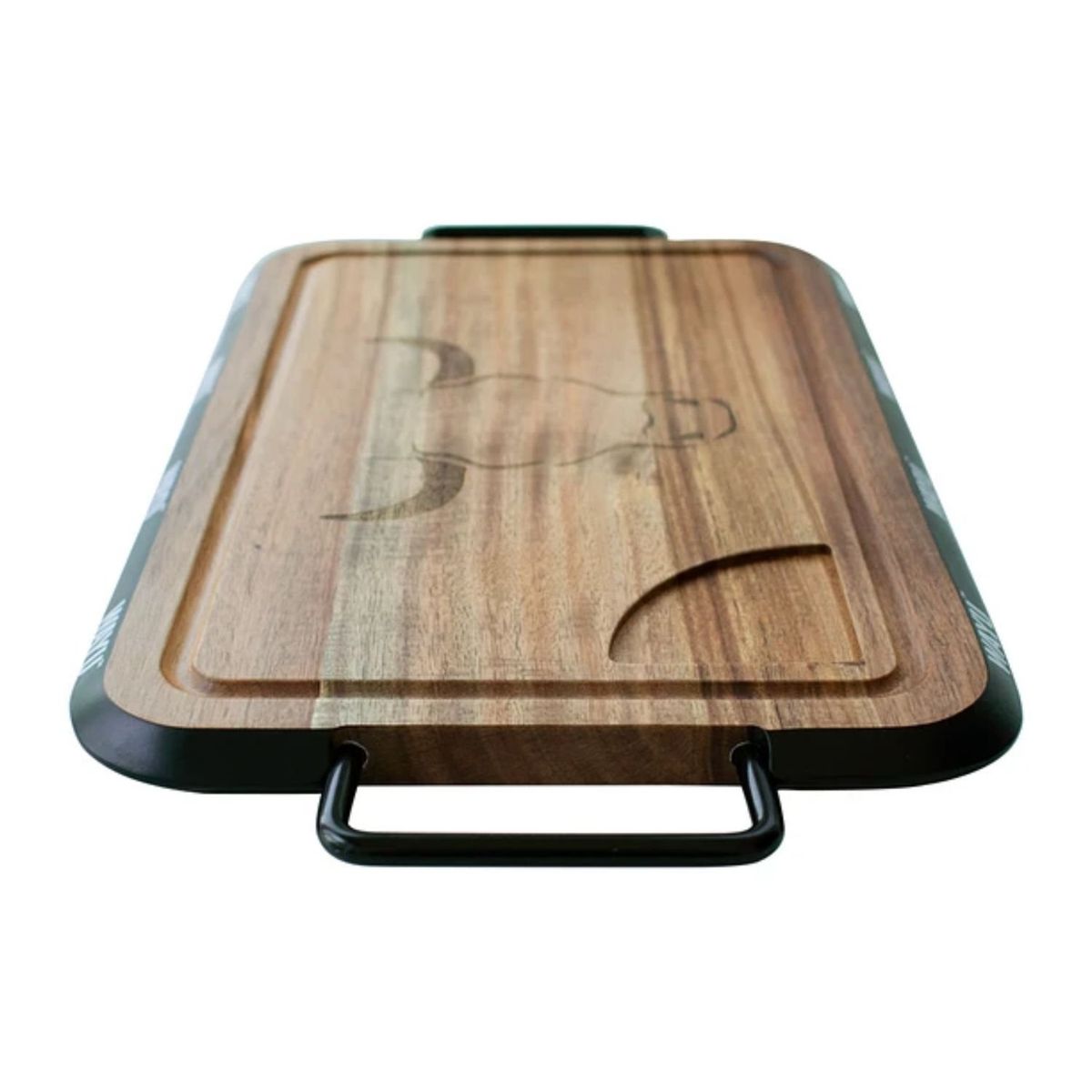 WAYU - Tabla Wayu Madera Acacia 40cm Con Mangos Acero Cocina