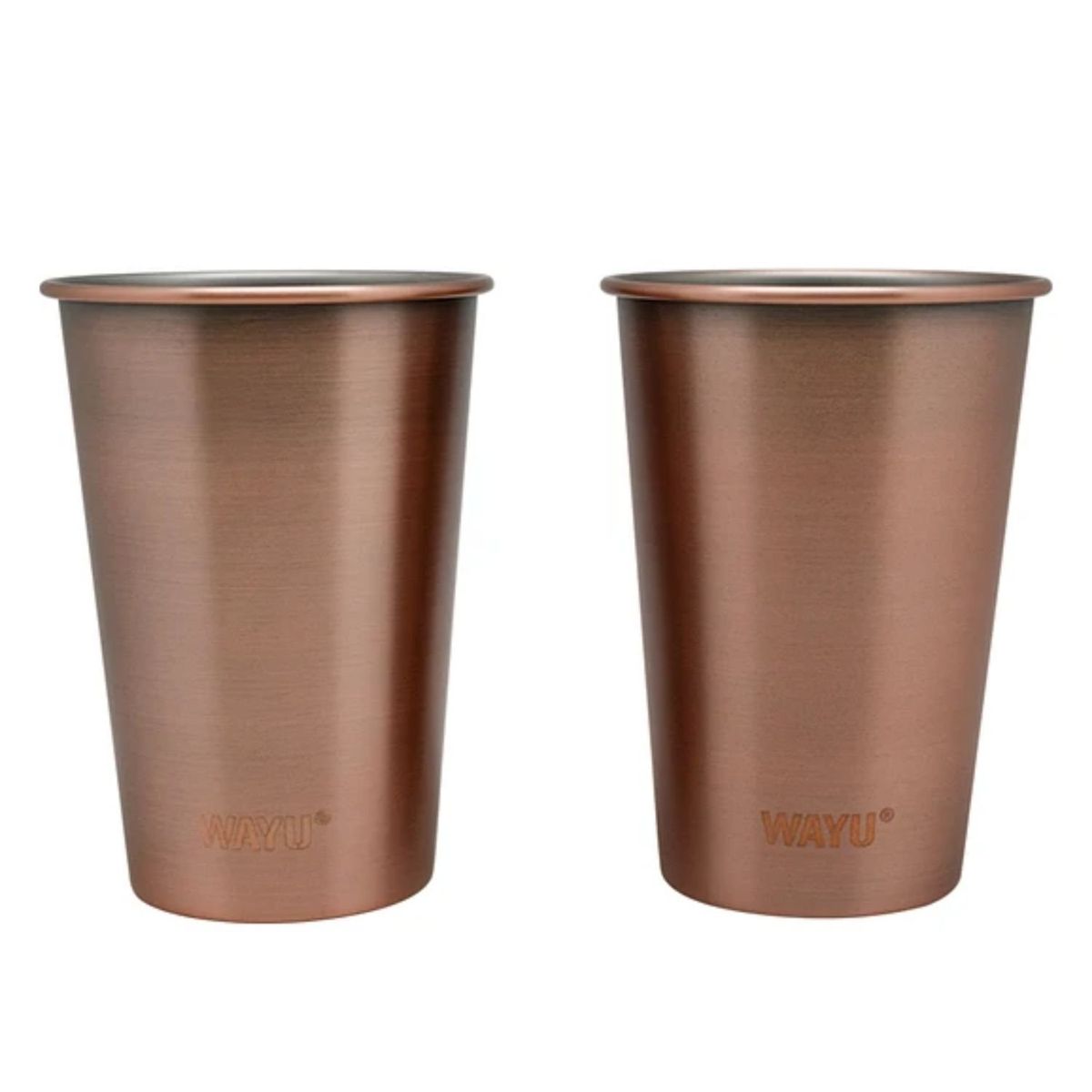 WAYU - Set 2 Vasos 500mL Copper Line wayu Cocteleria Tragos Cocina