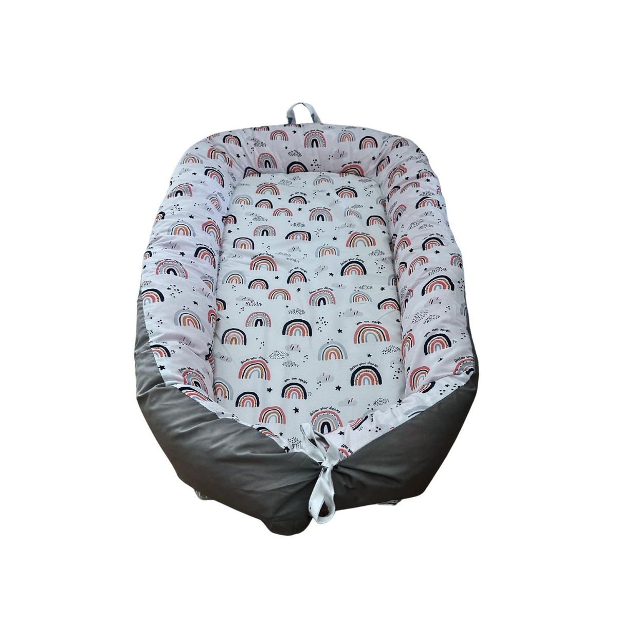 FIGLIO - Nido Colecho Bebe Cama Cojin Diseño Diseño Arcoiris