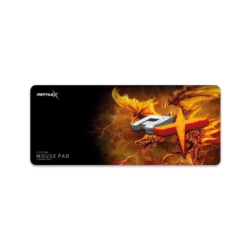 REPTILEX - Mouse Pad Gamer Pro Diseño Dragon 70x30cm - Ps