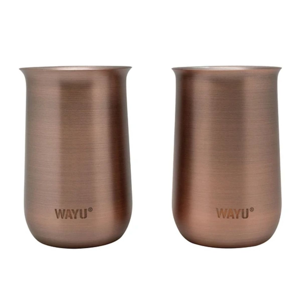 WAYU - Set 2 Vasos Aperitivo Copper Line Wayu 230mL Cocteleria Cocina