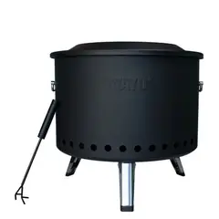 WAYU - Fogon Braseo Doble Combustion 55cm Asado Parrilla