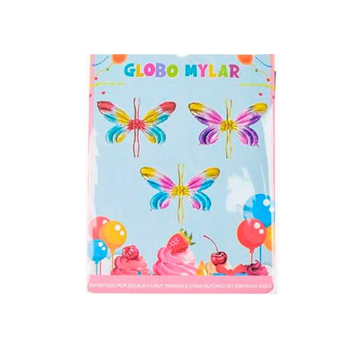 GENERICO - Globos Alas Mariposa Colores Surtidos