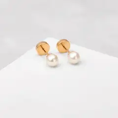 BY LAS CAYETANAS - Aros Abridores Perlas de cultivo en Oro 18k